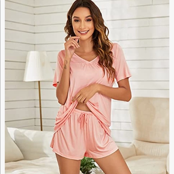 Pink Matching Pajama Set - Picture 1 of 6